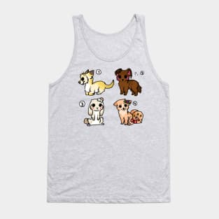 cutie dogs group Tank Top